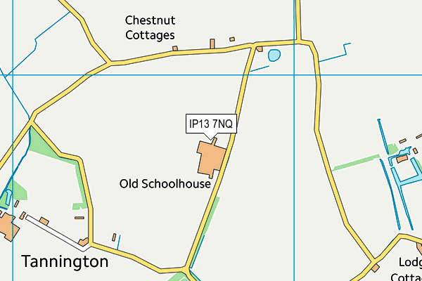 IP13 7NQ map - OS VectorMap District (Ordnance Survey)