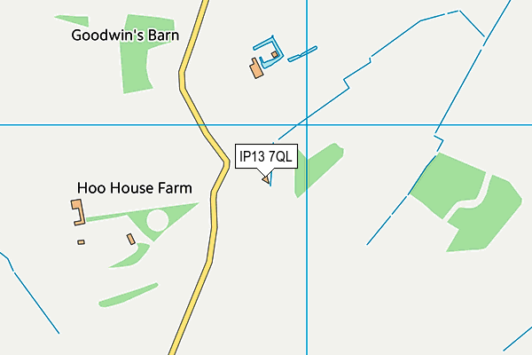 IP13 7QL map - OS VectorMap District (Ordnance Survey)