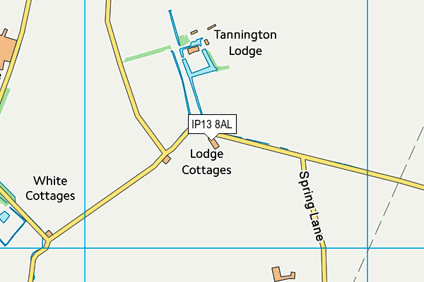 IP13 8AL map - OS VectorMap District (Ordnance Survey)