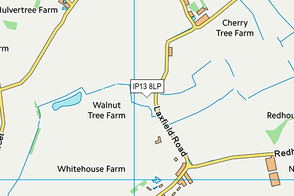 IP13 8LP map - OS VectorMap District (Ordnance Survey)