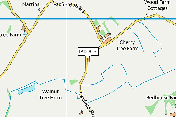 IP13 8LR map - OS VectorMap District (Ordnance Survey)