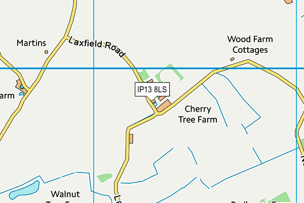 IP13 8LS map - OS VectorMap District (Ordnance Survey)