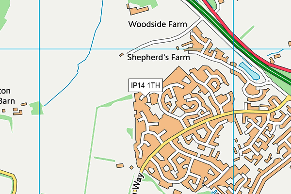 Map of BUILDRIGHT SUFFOLK LIMITED at district scale