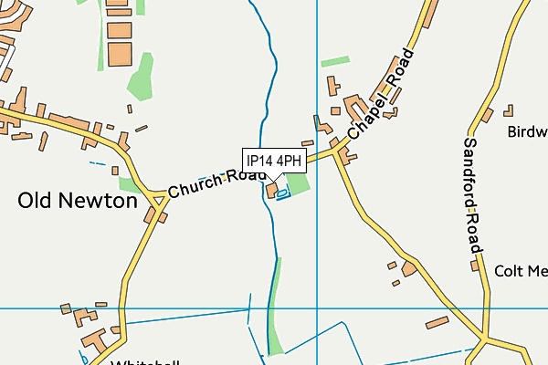 IP14 4PH map - OS VectorMap District (Ordnance Survey)