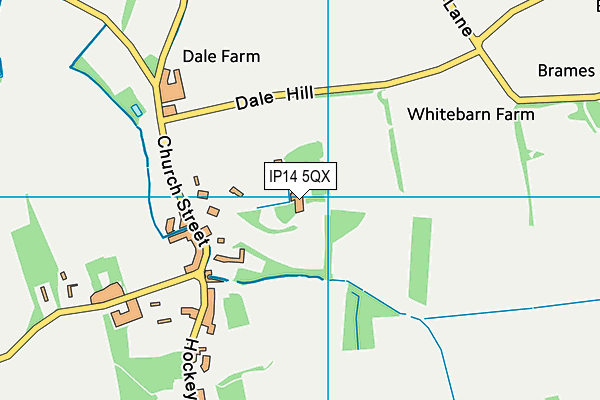 Wetheringsett Manor School map (IP14 5QX) - OS VectorMap District (Ordnance Survey)