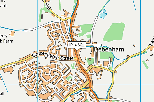 Map of HAMILTON SMITH (DEBENHAM) LIMITED at district scale