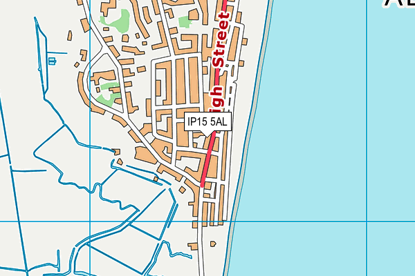 IP15 5AL map - OS VectorMap District (Ordnance Survey)