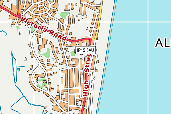 Map of THE ALDEBURGH CINEMA (PROPERTY) LIMITED at district scale
