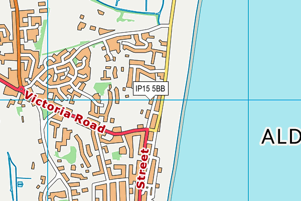 IP15 5BB map - OS VectorMap District (Ordnance Survey)