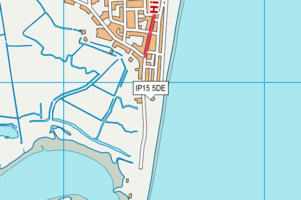 IP15 5DE map - OS VectorMap District (Ordnance Survey)