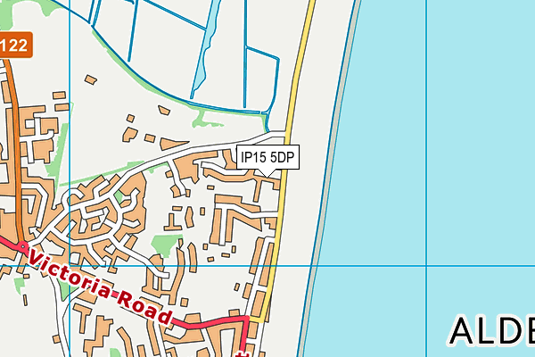 IP15 5DP map - OS VectorMap District (Ordnance Survey)