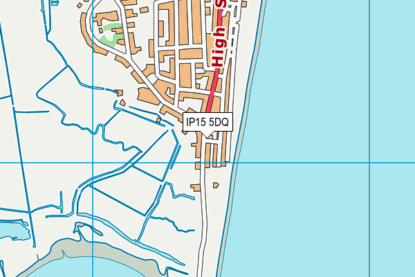 IP15 5DQ map - OS VectorMap District (Ordnance Survey)