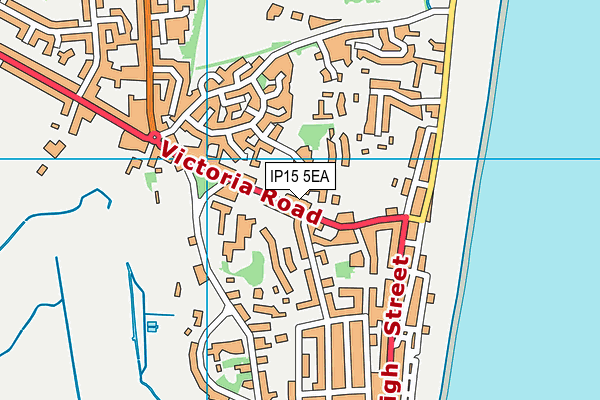 IP15 5EA map - OS VectorMap District (Ordnance Survey)