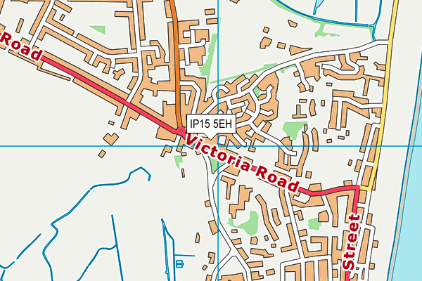 IP15 5EH map - OS VectorMap District (Ordnance Survey)