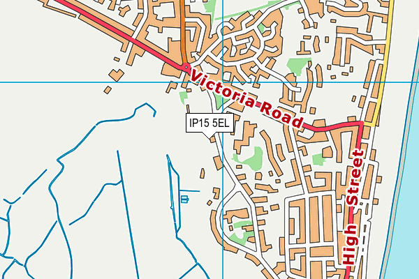 IP15 5EL map - OS VectorMap District (Ordnance Survey)