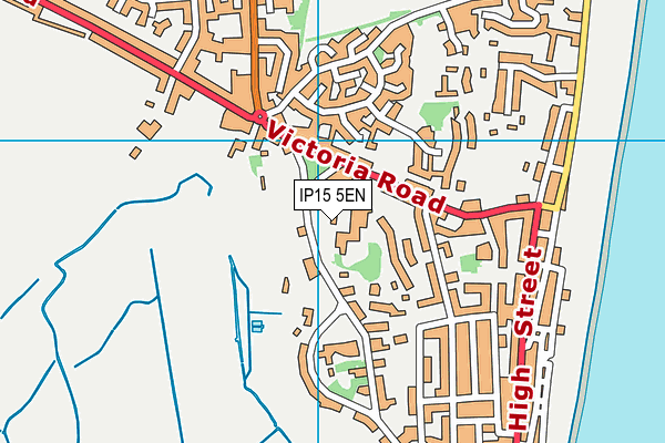 IP15 5EN map - OS VectorMap District (Ordnance Survey)