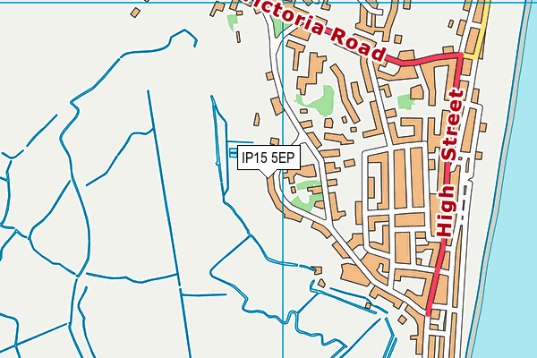 IP15 5EP map - OS VectorMap District (Ordnance Survey)