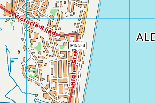 IP15 5FB map - OS VectorMap District (Ordnance Survey)