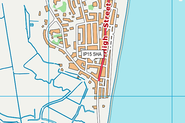 IP15 5HA map - OS VectorMap District (Ordnance Survey)