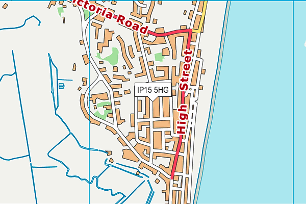 IP15 5HG map - OS VectorMap District (Ordnance Survey)