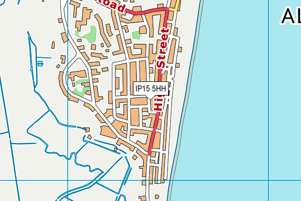 IP15 5HH map - OS VectorMap District (Ordnance Survey)