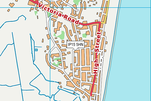 IP15 5HN map - OS VectorMap District (Ordnance Survey)