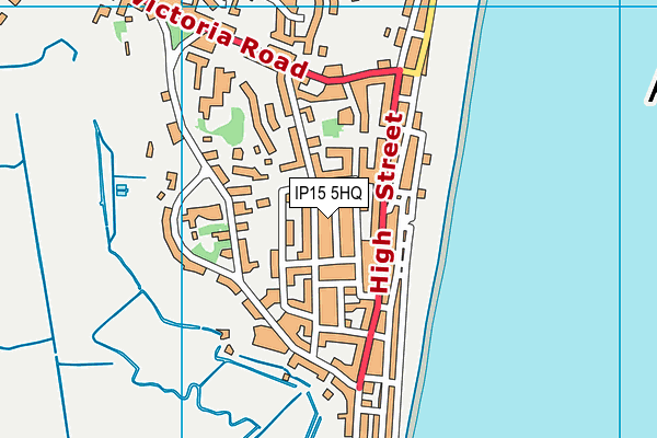 IP15 5HQ map - OS VectorMap District (Ordnance Survey)