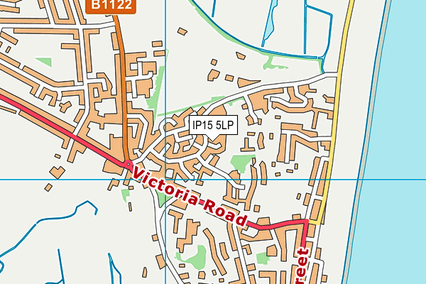 IP15 5LP map - OS VectorMap District (Ordnance Survey)