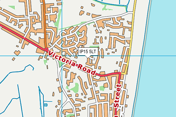 IP15 5LT map - OS VectorMap District (Ordnance Survey)