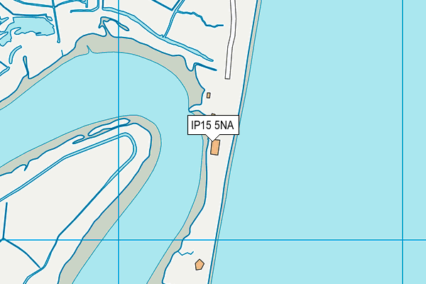 IP15 5NA map - OS VectorMap District (Ordnance Survey)
