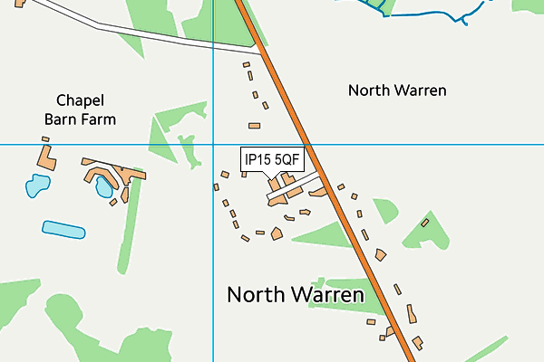 IP15 5QF map - OS VectorMap District (Ordnance Survey)
