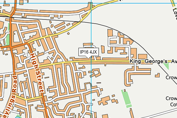 Sizewell Sports & Social Club map (IP16 4JX) - OS VectorMap District (Ordnance Survey)