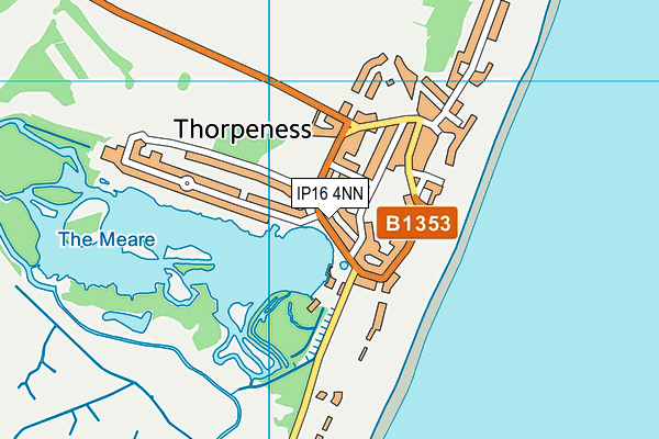 IP16 4NN map - OS VectorMap District (Ordnance Survey)