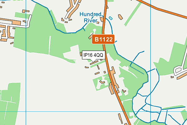 IP16 4QQ map - OS VectorMap District (Ordnance Survey)