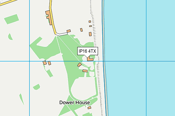 IP16 4TX map - OS VectorMap District (Ordnance Survey)
