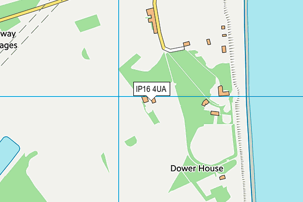 IP16 4UA map - OS VectorMap District (Ordnance Survey)