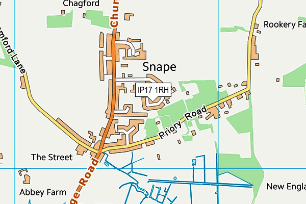 IP17 1RH map - OS VectorMap District (Ordnance Survey)