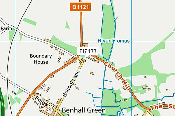 IP17 1RR map - OS VectorMap District (Ordnance Survey)