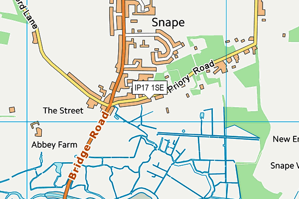 IP17 1SE map - OS VectorMap District (Ordnance Survey)