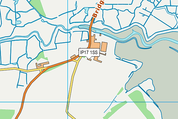 IP17 1SS map - OS VectorMap District (Ordnance Survey)