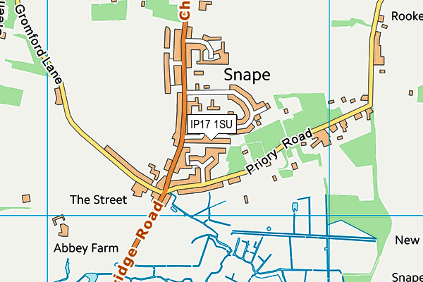 IP17 1SU map - OS VectorMap District (Ordnance Survey)