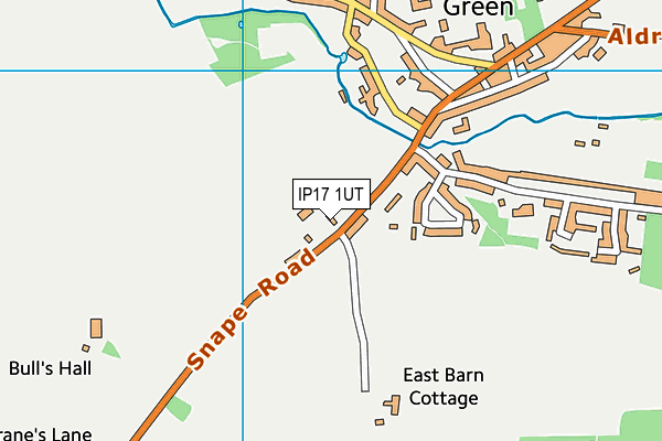 IP17 1UT map - OS VectorMap District (Ordnance Survey)