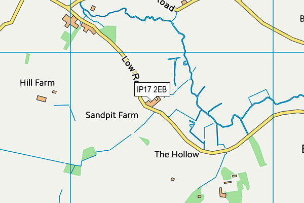 IP17 2EB map - OS VectorMap District (Ordnance Survey)