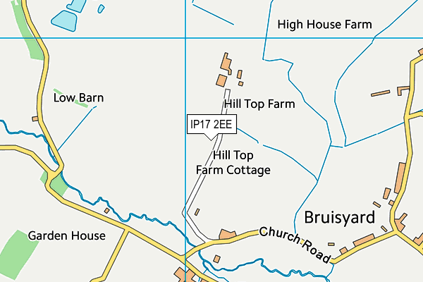 IP17 2EE map - OS VectorMap District (Ordnance Survey)