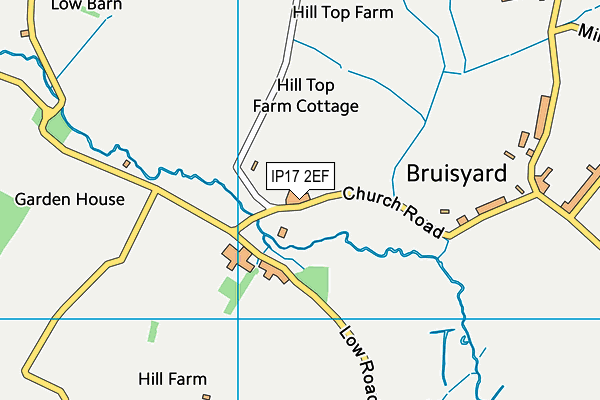 IP17 2EF map - OS VectorMap District (Ordnance Survey)