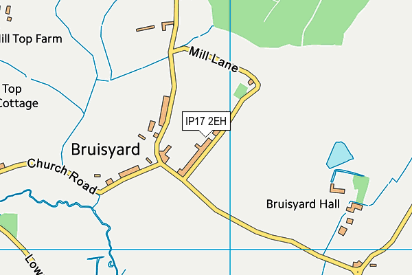 IP17 2EH map - OS VectorMap District (Ordnance Survey)