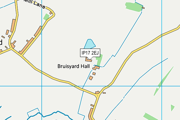 IP17 2EJ map - OS VectorMap District (Ordnance Survey)