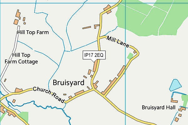 IP17 2EQ map - OS VectorMap District (Ordnance Survey)