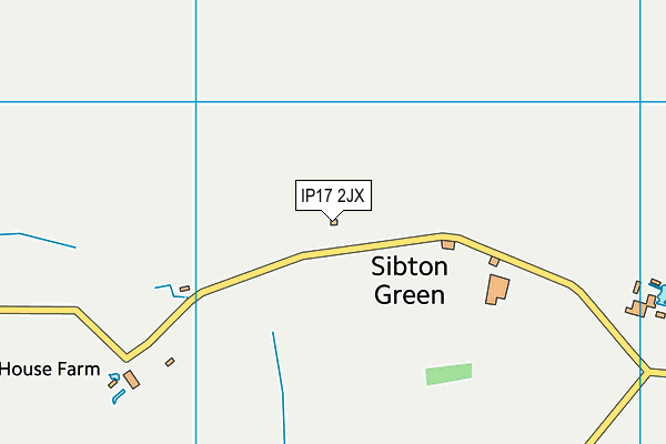 IP17 2JX map - OS VectorMap District (Ordnance Survey)