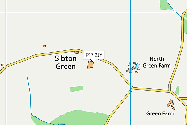 IP17 2JY map - OS VectorMap District (Ordnance Survey)